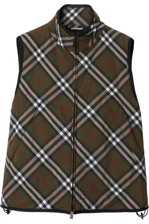 Burberry Chaleco acolchado a cuadros