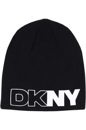 DKNY Gorro con logo estampado