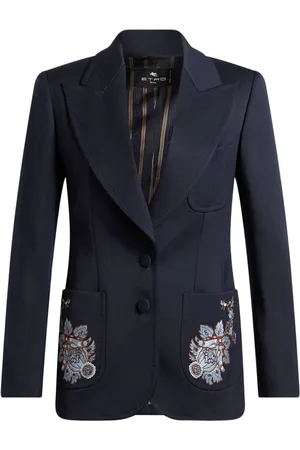 Etro Blazer con bordado floral