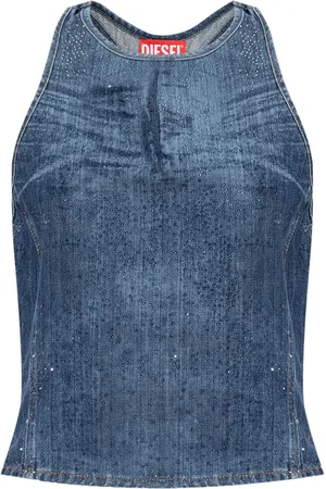 Diesel Top sin mangas De-Plaque-S