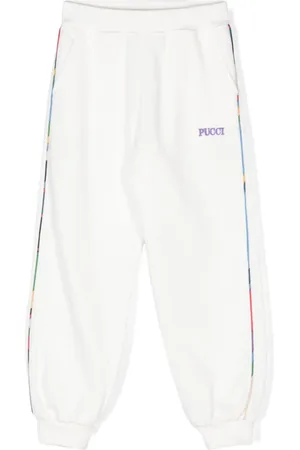 PUCCI Junior Pantalones de chándal con estampado Onde