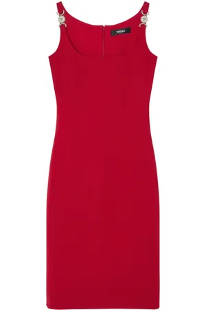 VERSACE Vestido midi estilo cady