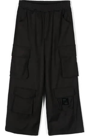 Pinko Pantalones cargo con logo afelpado