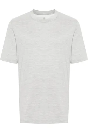 Brunello Cucinelli Camiseta con efecto melange