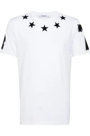 Givenchy Camiseta con cuello de estrellas
