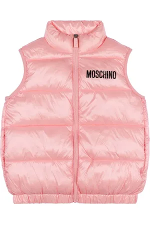 Moschino Chaleco acolchado con logo estampado