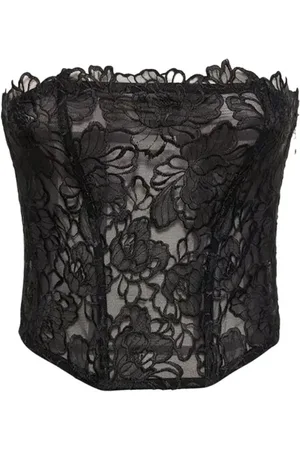 FLEUR DU MAL Top tipo corset Whitney bordado