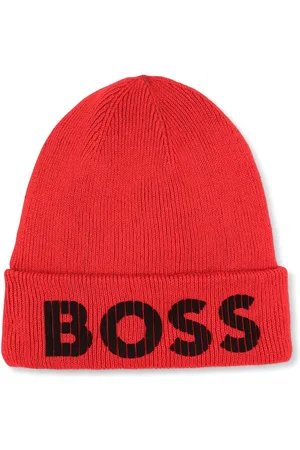 HUGO BOSS Gorro con logo estampado