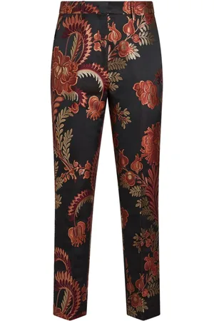 Etro Pantalones tapered en jacquard