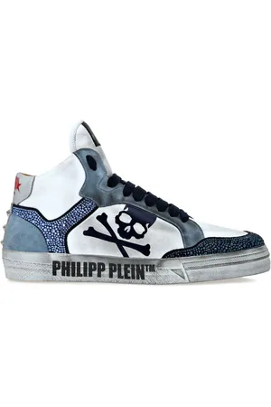 Philipp Plein Zapatillas altas Retrokickz TM en strass
