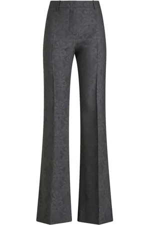 Etro Pantalones acampanados en jacquard