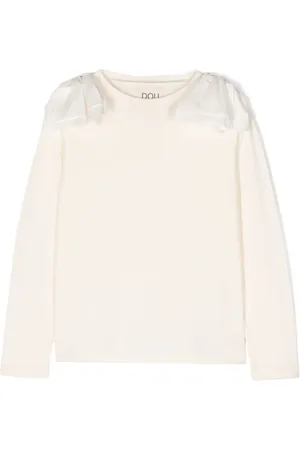 DOUUOD KIDS Camiseta con detalle de lazo