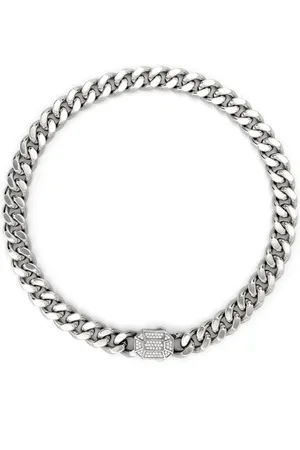Eera Collar Dimitri en oro blanco de 18 ct con diamantes