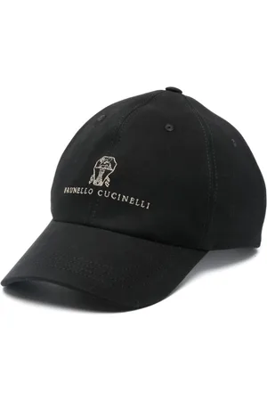 Brunello Cucinelli Gorra con logo bordado