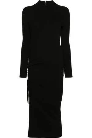 Michael Kors Vestido midi fruncido