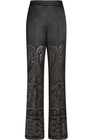 Etro Pantalones palazzo en jacquard