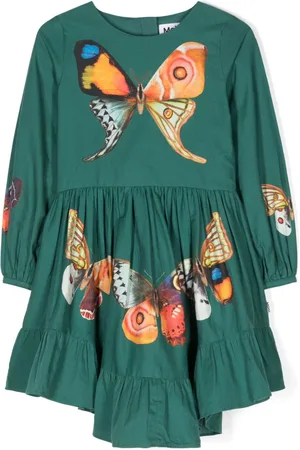 Molo Vestido Calissa con mariposas estampadas