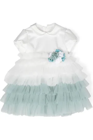 COLORICHIARI Vestido de fiesta con aplique floral