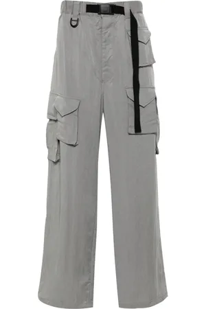 Y-3 Pantalones cargo de sarga