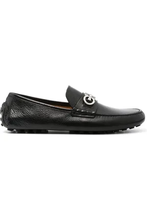 Salvatore Ferragamo Zapatos driver con placa Gancini