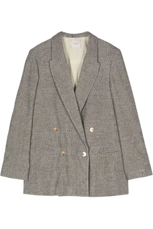 ALYSI Blazer con doble botonadura y efecto de mezcla