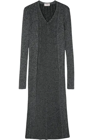 MRZ Vestido midi de canalé