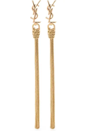 Saint Laurent Pendientes Cassandre con borla