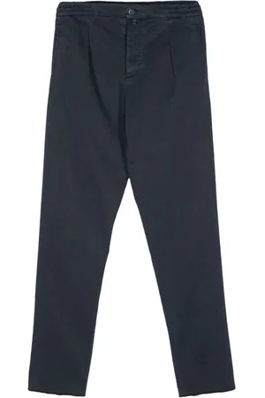 Kiton Pantalones chinos con parche del logo