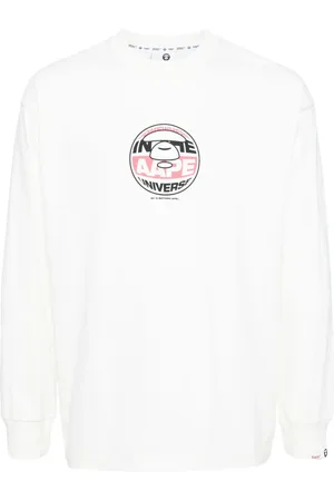 A Bathing Ape Camiseta con logo estampado