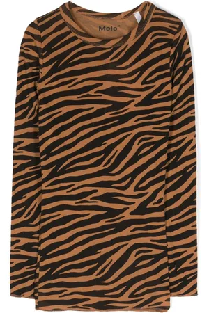 Molo Camiseta con estampado de cebra