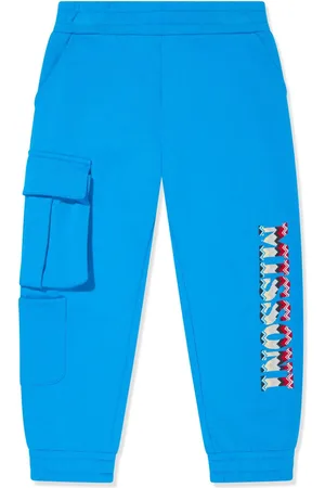 Missoni Pantalones de chándal con logo estampado