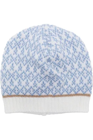 COLORICHIARI Gorro con logo en intarsia