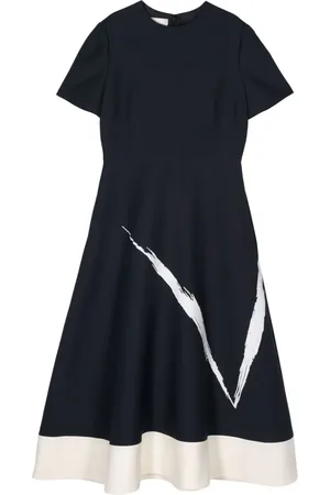 VALENTINO GARAVANI Vestido midi liso