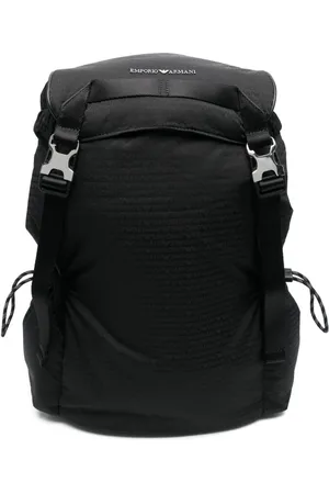 Emporio Armani Mochila con logo en jacquard
