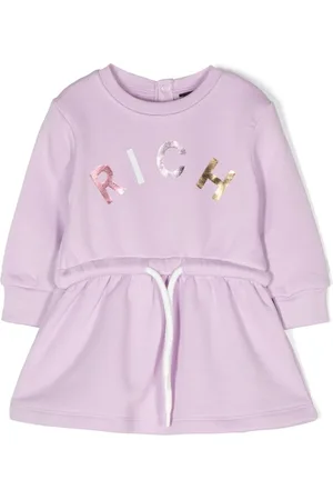 John Richmond Vestido con logo estampado