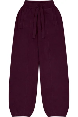 LANEUS Pantalones joggers con cordones