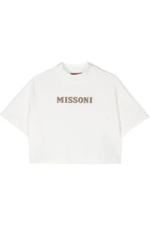 Missoni Camiseta con logo de lentejuelas