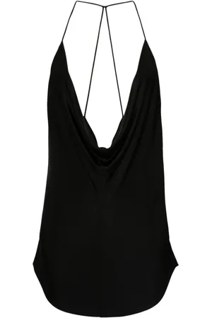Tom Ford Top con cuello desbocado
