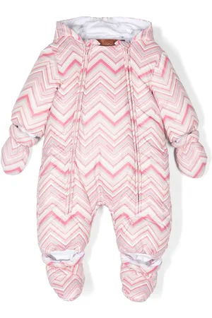 Missoni Traje de nieve con estampado chevron