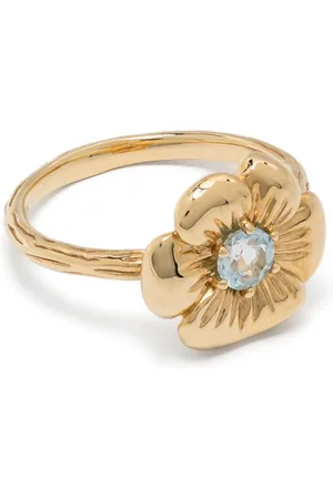 Aurélie Bidermann Anillo Bouquet en oro amarillo de 18 ct