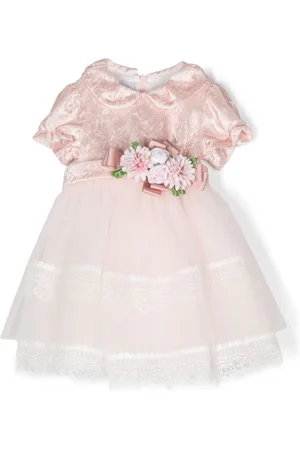 COLORICHIARI Vestido con apliques florales