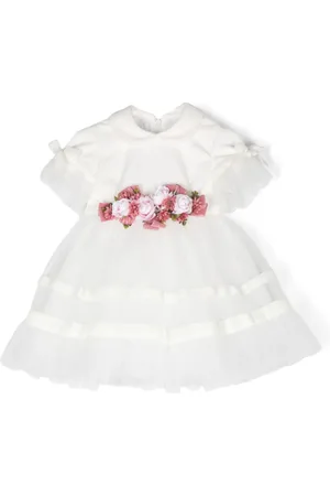 COLORICHIARI Vestido con apliques florales