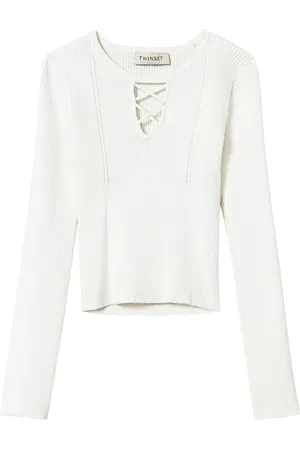 Twin-Set Jersey con tiras cruzadas