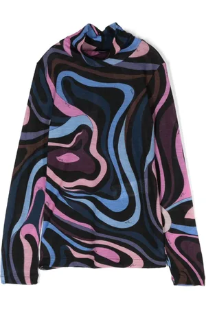 PUCCI Junior Top con motivo Marmo