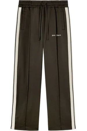 Palm Angels Pantalones de chándal con logo bordado