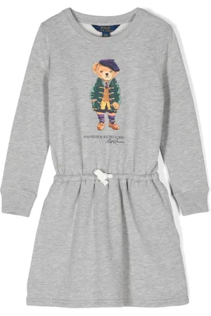 Ralph Lauren Vestido corto con estampado Polo Bear