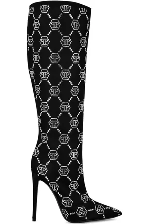 Philipp Plein Botas con tacón de 120 mm