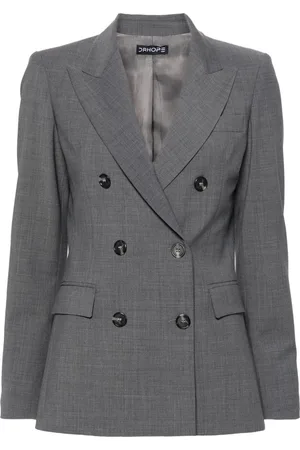DRHOPE Blazer con doble botonadura