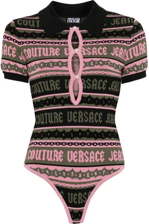 VERSACE Body a rayas en jacquard