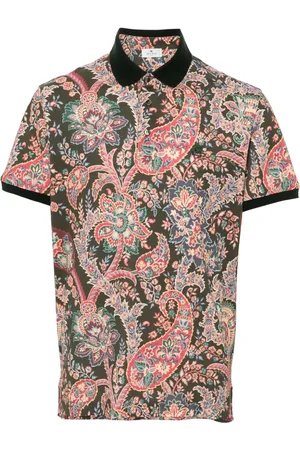 Etro Polo con estampado de cachemira
